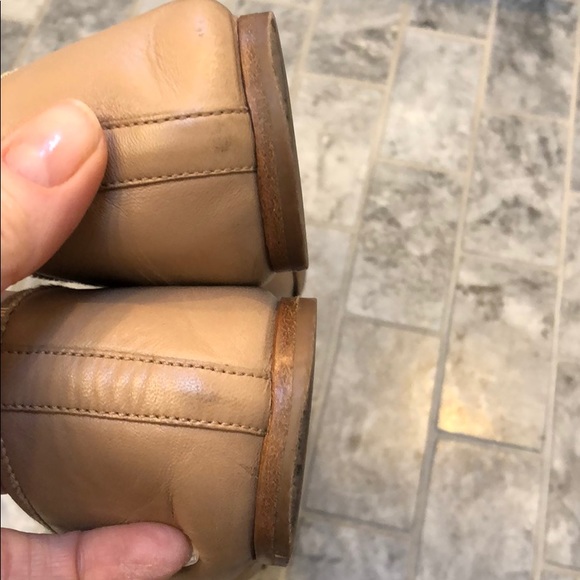 Prada Gold & Tan Ballet Flats - Picture 6 of 7